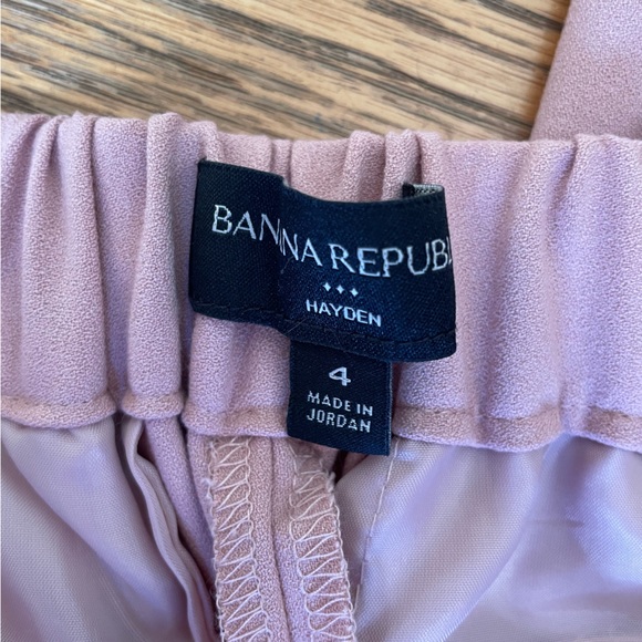 Banana Republic Blush Crop Relaxed Dress Pants Size 4 - Picture 8 of 12